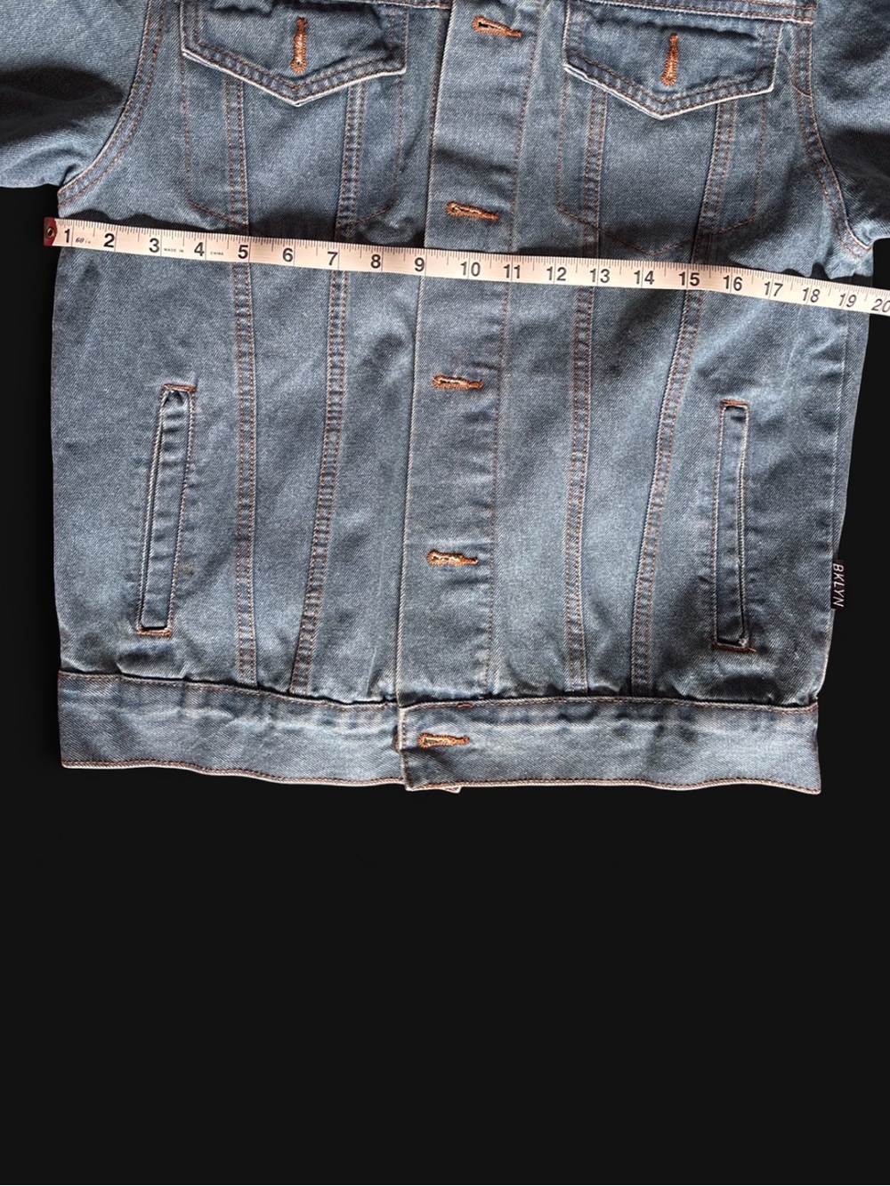 Japanese Art Denim Jacket – Statement Graphic Jean Jacket - Picture 5 of 7